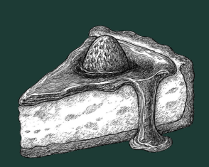 Cheesecake illüstrasyonu